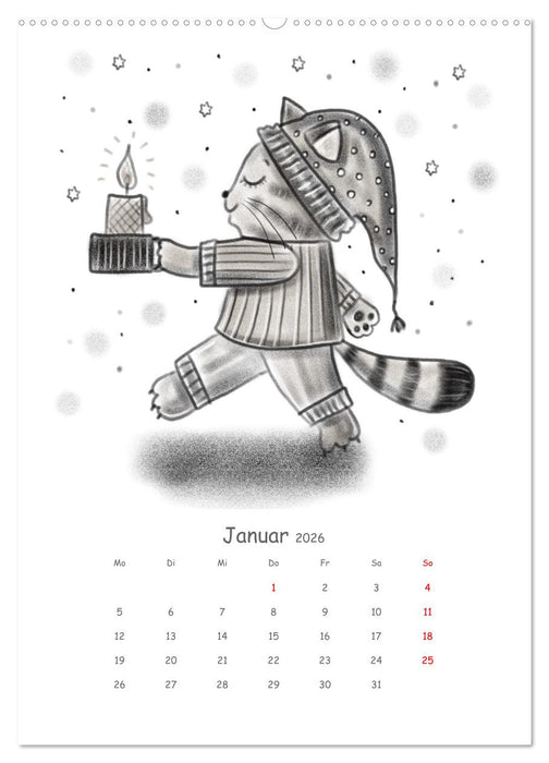 LEOPOLD DER DRITTE - Ein unglaublich liebenswerter Kater (CALVENDO Premium Wandkalender 2026)