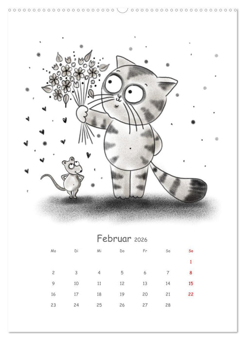 LEOPOLD DER DRITTE - Ein unglaublich liebenswerter Kater (CALVENDO Premium Wandkalender 2026)