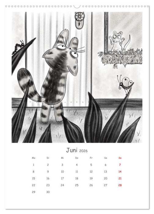 LEOPOLD DER DRITTE - Ein unglaublich liebenswerter Kater (CALVENDO Premium Wandkalender 2026)