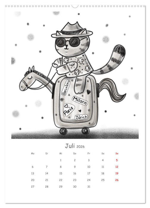 LEOPOLD DER DRITTE - Ein unglaublich liebenswerter Kater (CALVENDO Premium Wandkalender 2026)
