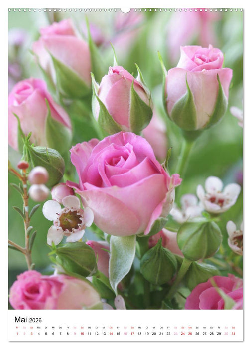 Ein Jahr voller Blumen (CALVENDO Premium Wandkalender 2026)