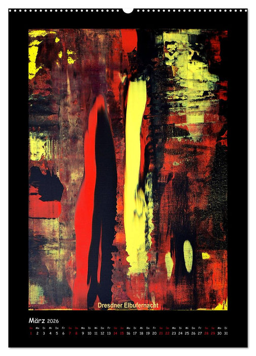 Eine bunte Reise mit abstrakten Städten (CALVENDO Premium Wandkalender 2026)