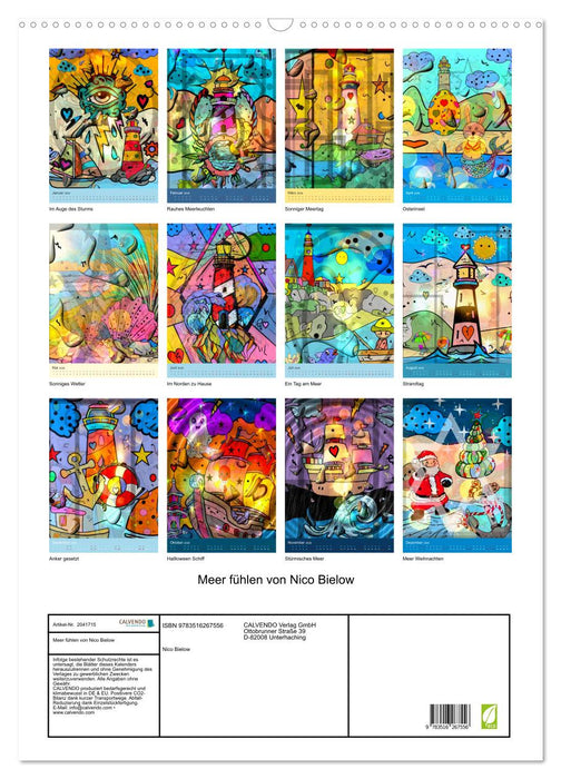 Meer fühlen von Nico Bielow (CALVENDO Wandkalender 2026)
