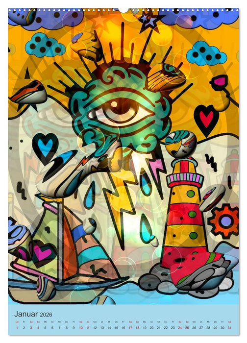 Meer fühlen von Nico Bielow (CALVENDO Wandkalender 2026)