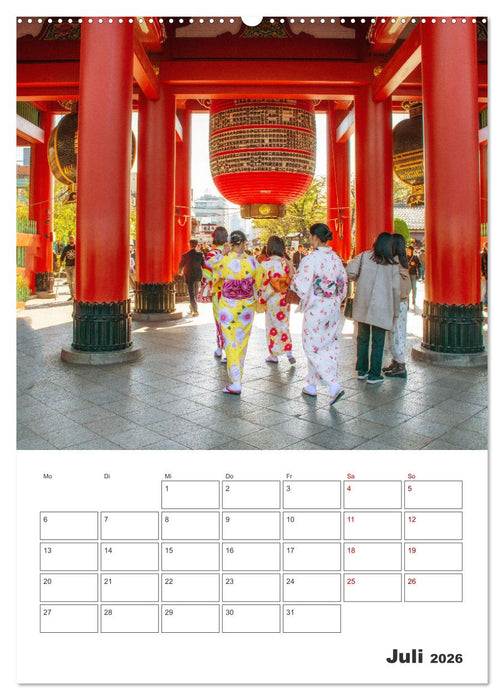 Schreine und Tempel - Heiligtümern in Japan (CALVENDO Premium Wandkalender 2026)