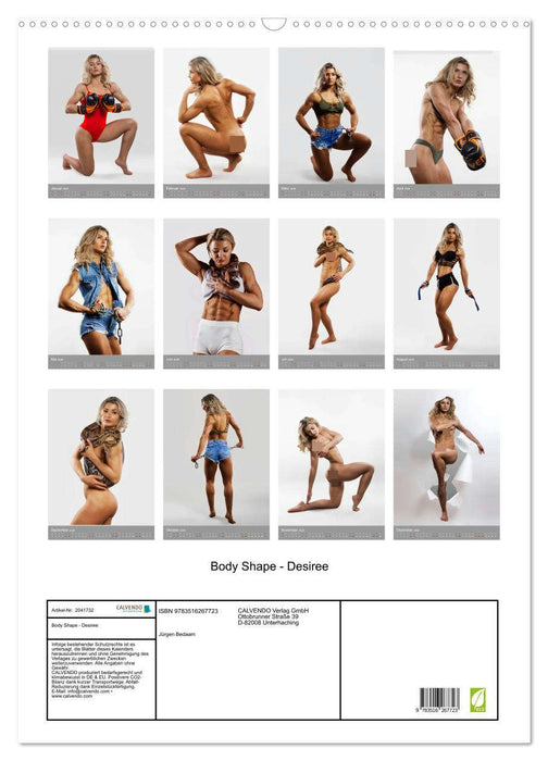 Body Shape - Desiree (CALVENDO Wandkalender 2026)
