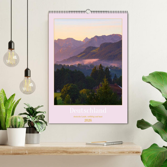 Deutschland. Deutsche Lande, vielfältig und bunt (CALVENDO Wandkalender 2026)