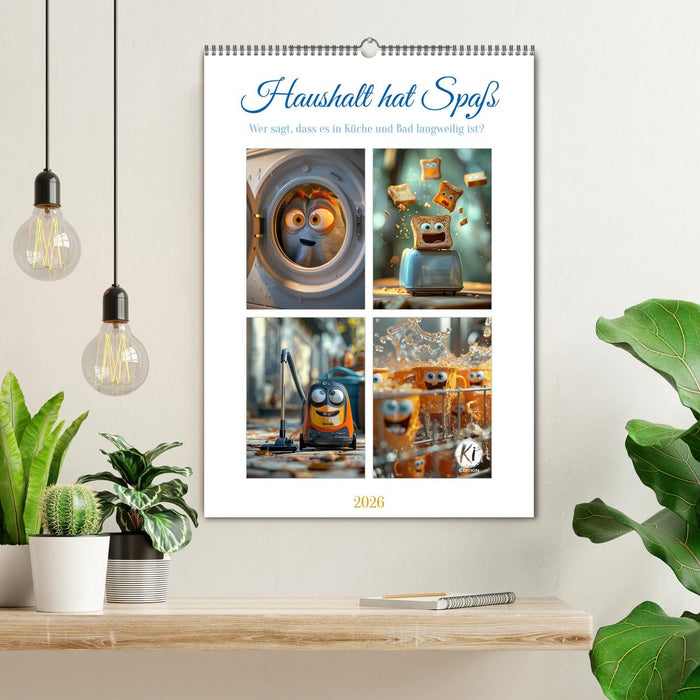 Haushalt hat Spaß (CALVENDO Wandkalender 2026)