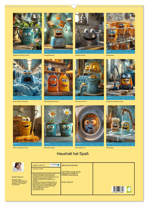 Haushalt hat Spaß (CALVENDO Wandkalender 2026)