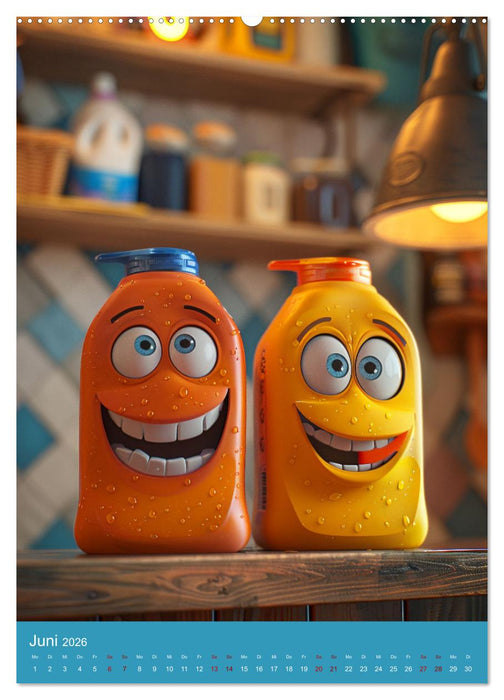 Haushalt hat Spaß (CALVENDO Wandkalender 2026)