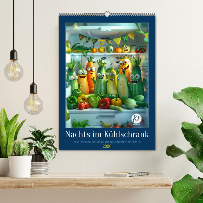 Nachts im Kühlschrank (CALVENDO Wandkalender 2026)