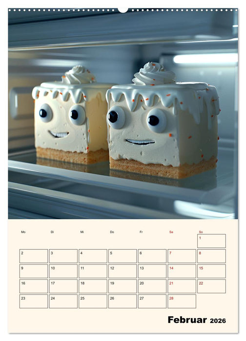 Nachts im Kühlschrank (CALVENDO Wandkalender 2026)