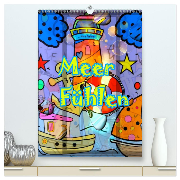 Meer fühlen von Nico Bielow (CALVENDO Premium Wandkalender 2026)