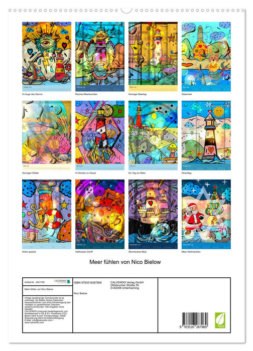 Meer fühlen von Nico Bielow (CALVENDO Premium Wandkalender 2026)