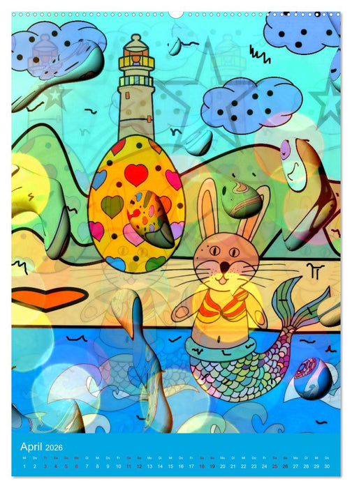 Meer fühlen von Nico Bielow (CALVENDO Premium Wandkalender 2026)