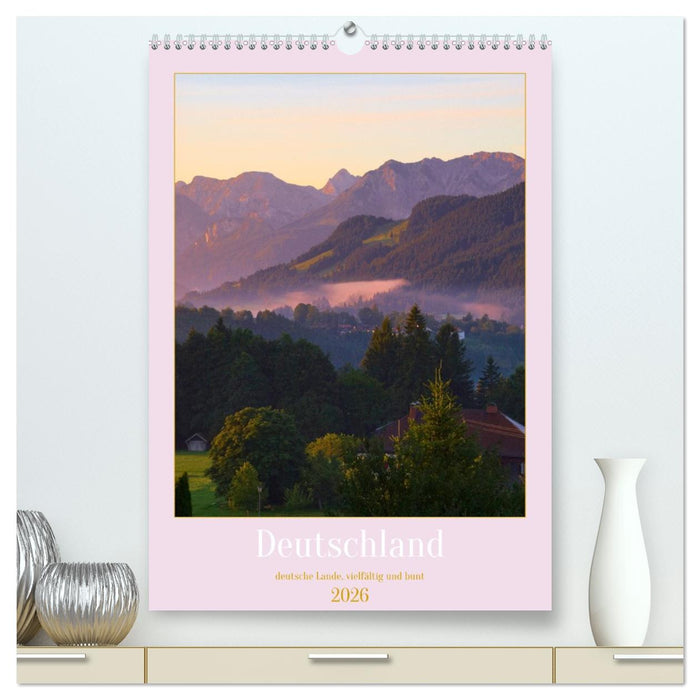 Deutschland. Deutsche Lande, vielfältig und bunt (CALVENDO Premium Wandkalender 2026)
