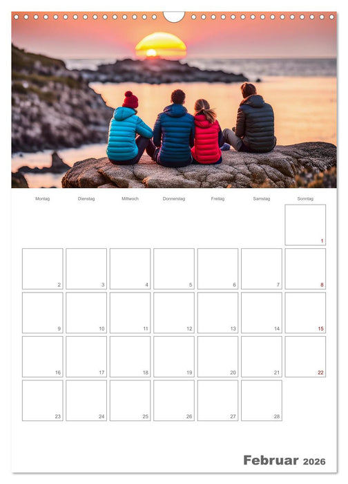 Dein Campingplaner - KI generierte Campingträume (CALVENDO Wandkalender 2026)