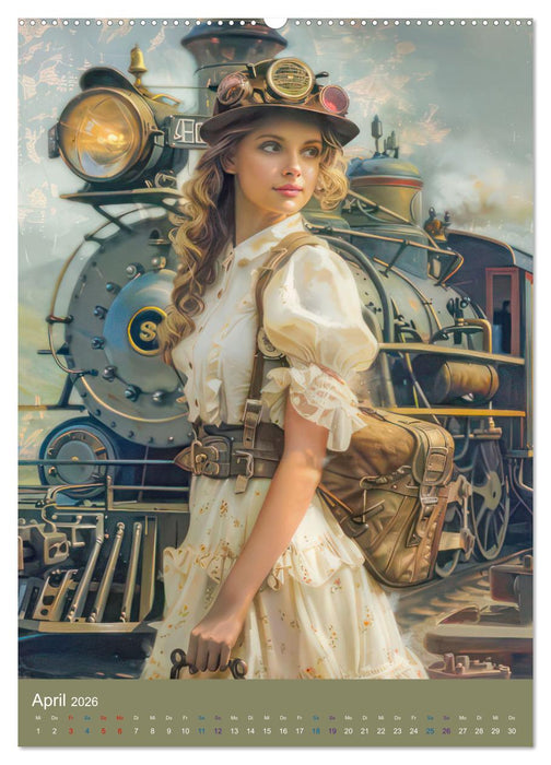 Steampunk Ladies auf Tour (CALVENDO Wandkalender 2026)