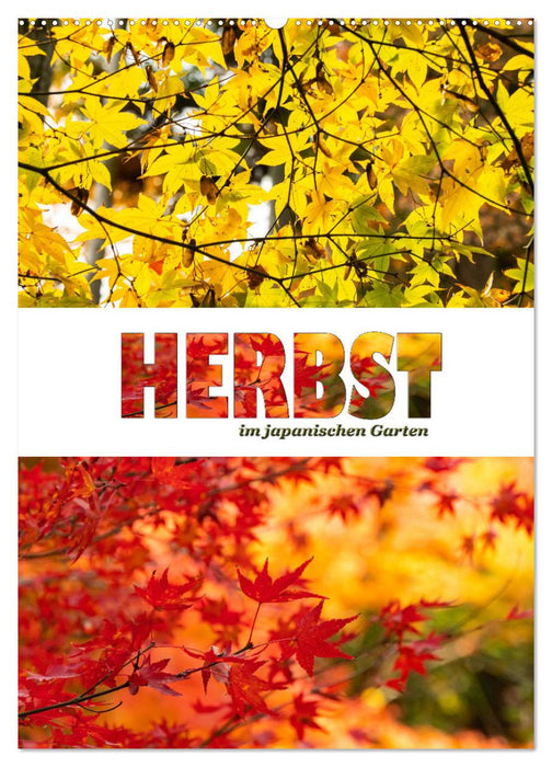 Herbst im japanischen Garten (CALVENDO Wandkalender 2026)