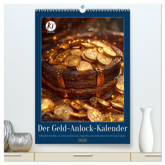 Der Geld-Anlock-Kalender (CALVENDO Premium Wandkalender 2026)