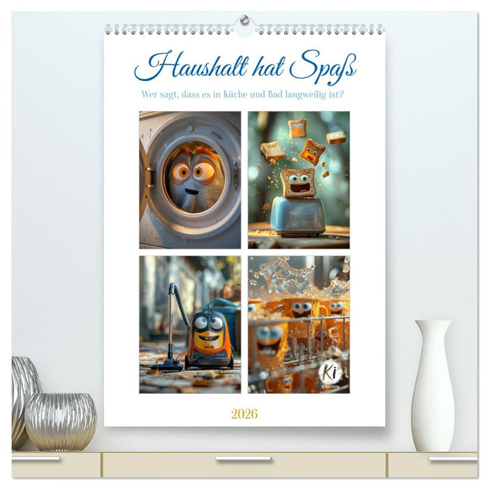 Haushalt hat Spaß (CALVENDO Premium Wandkalender 2026)