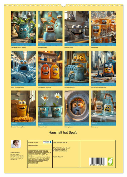 Haushalt hat Spaß (CALVENDO Premium Wandkalender 2026)
