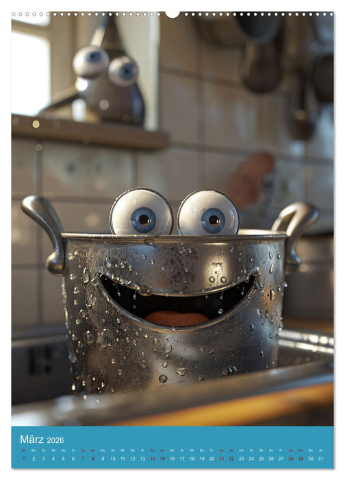 Haushalt hat Spaß (CALVENDO Premium Wandkalender 2026)