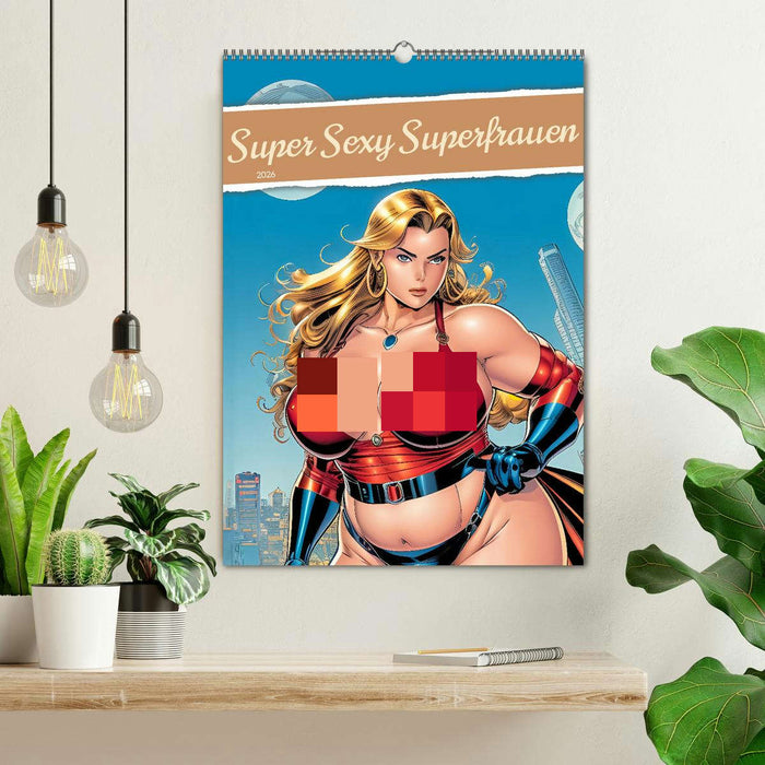 Super Sexy Superfrauen (CALVENDO Wandkalender 2026)