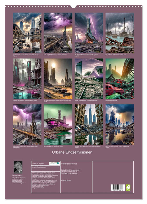 Urbane Endzeitvisionen (CALVENDO Wandkalender 2026)