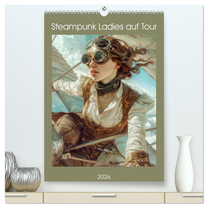 Steampunk Ladies auf Tour (CALVENDO Premium Wandkalender 2026)