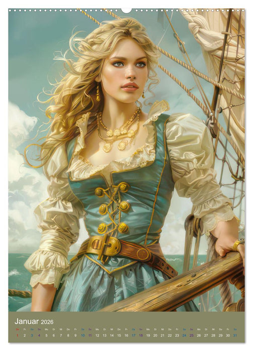 Steampunk Ladies auf Tour (CALVENDO Premium Wandkalender 2026)