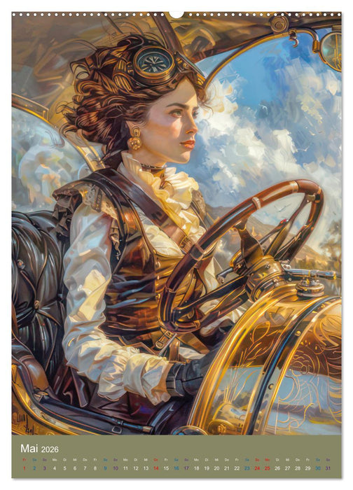 Steampunk Ladies auf Tour (CALVENDO Premium Wandkalender 2026)