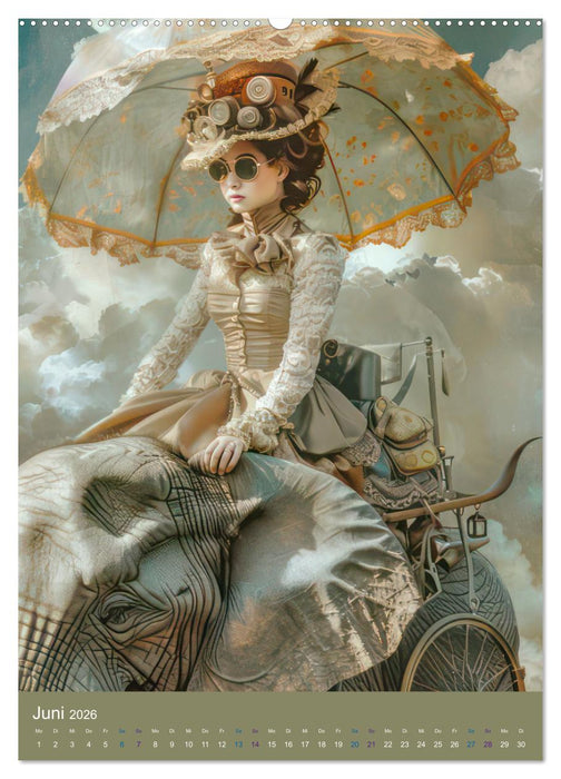 Steampunk Ladies auf Tour (CALVENDO Premium Wandkalender 2026)