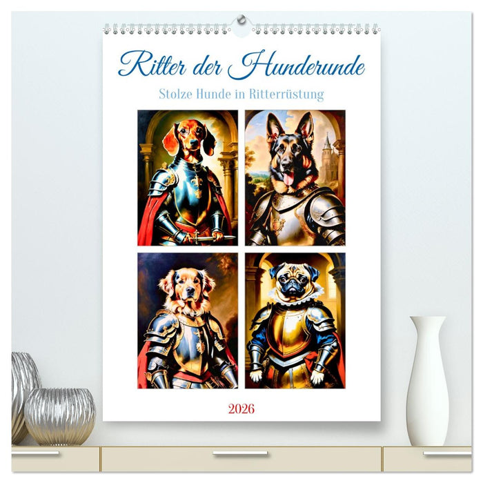 Ritter der Hunderunde (CALVENDO Premium Wandkalender 2026)