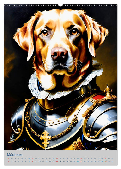 Ritter der Hunderunde (CALVENDO Premium Wandkalender 2026)
