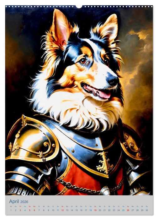 Ritter der Hunderunde (CALVENDO Premium Wandkalender 2026)