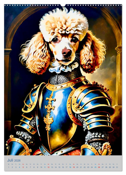 Ritter der Hunderunde (CALVENDO Premium Wandkalender 2026)