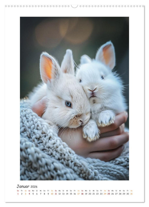 Lustige Hasen (CALVENDO Wandkalender 2026)