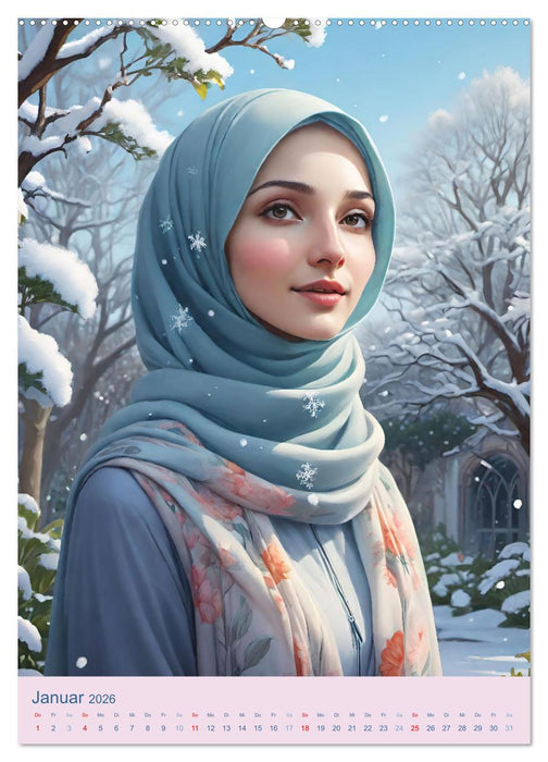 Stolze Muslima (CALVENDO Wandkalender 2026)