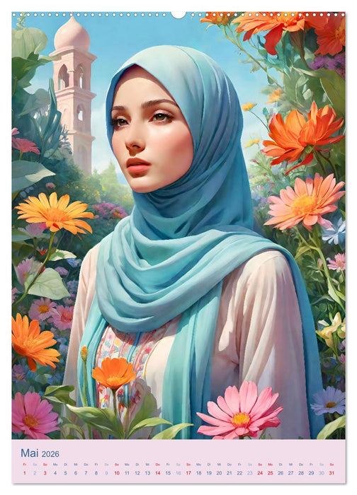 Stolze Muslima (CALVENDO Wandkalender 2026)