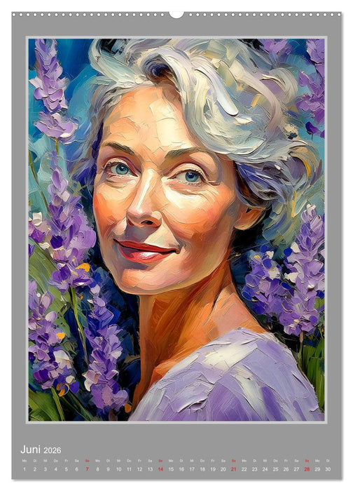 Kunstgesichter (CALVENDO Wandkalender 2026)