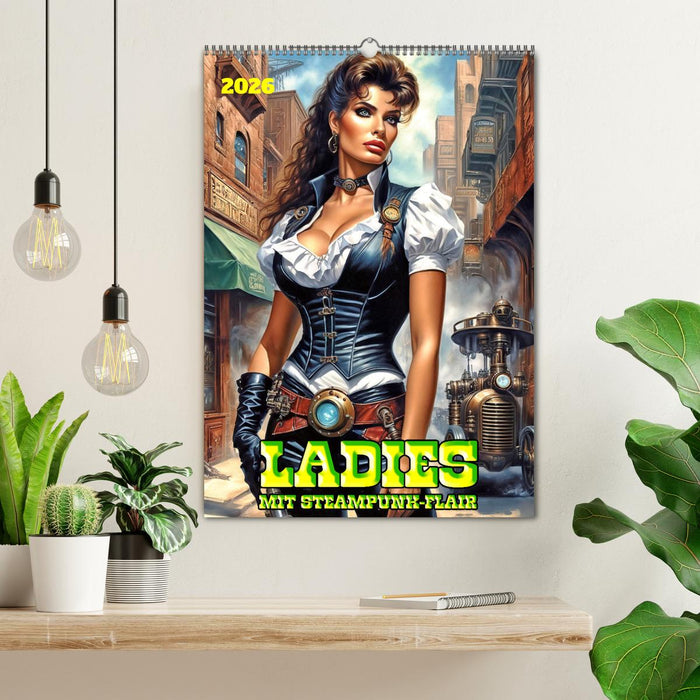 Ladies mit Steampunk-Flair (CALVENDO Wandkalender 2026)