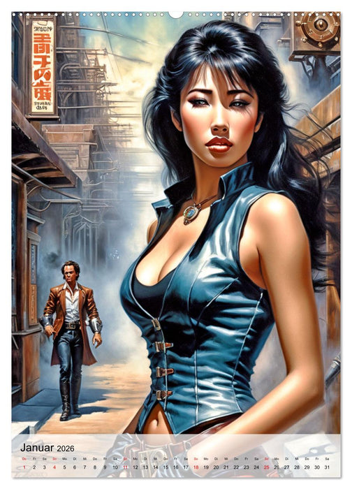 Ladies mit Steampunk-Flair (CALVENDO Wandkalender 2026)