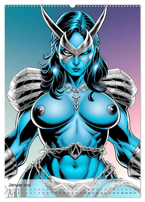 Super Sexy Superfrauen (CALVENDO Premium Wandkalender 2026)