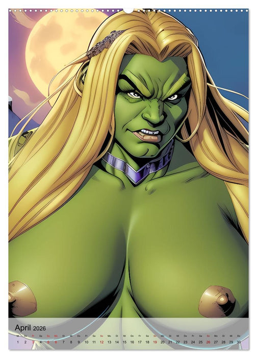 Super Sexy Superfrauen (CALVENDO Premium Wandkalender 2026)