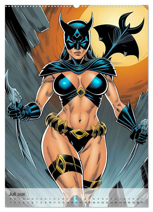 Super Sexy Superfrauen (CALVENDO Premium Wandkalender 2026)