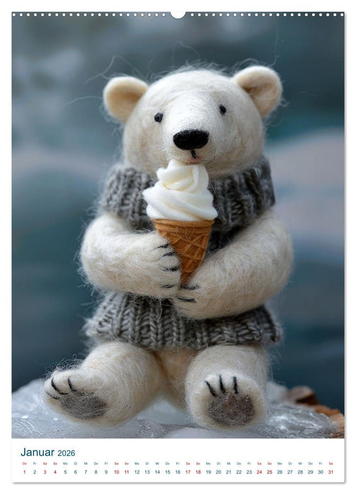 Funny Filz Freunde (CALVENDO Wandkalender 2026)