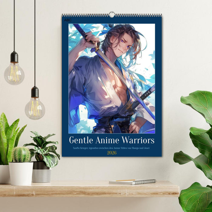 Gentle Anime Warriors (CALVENDO Wandkalender 2026)