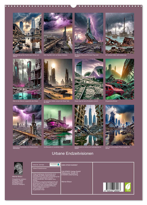 Urbane Endzeitvisionen (CALVENDO Premium Wandkalender 2026)