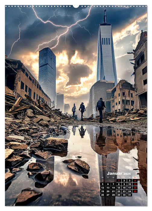 Urbane Endzeitvisionen (CALVENDO Premium Wandkalender 2026)